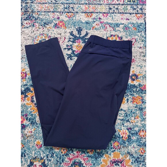 Fabletics The Only Pant Classic Fit Navy Performance Ankle Mens Size 34 x 32 - Picture 2 of 7